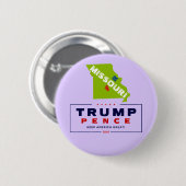 ミズーリのトランプ・ペンス2020 缶バッジ (正面&裏面)