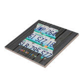 ミズーリのナンバープレートの地図のセラミックタイル タイル (側面)