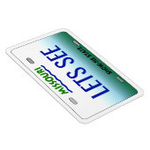 ミズーリのライセンスプレート マグネット (右側)