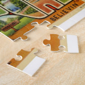 ミズーリのヴィンテージ旅行 ジグソーパズル (側面)