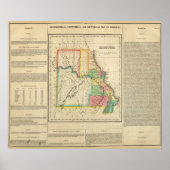 ミズーリの地図 ポスター (正面)