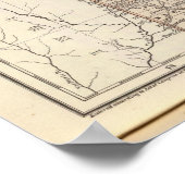 ミズーリの地図 ポスター (角)