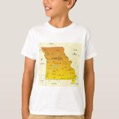 ミズーリの地図 Tシャツ (正面)