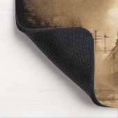 ミズーリの太平洋の蒸気の乗客のセピア色 マウスパッド (コーナー)