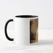 ミズーリの太平洋の蒸気の乗客のセピア色 マグカップ (左)