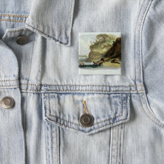 ミズーリの小屋を一生懸命働かせて下さい、容積1からの17をめっきして下さい 缶バッジ (インサイチュ)