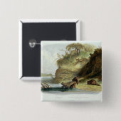 ミズーリの小屋を一生懸命働かせて下さい、容積1からの17をめっきして下さい 缶バッジ (正面&裏面)