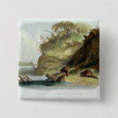 ミズーリの小屋を一生懸命働かせて下さい、容積1からの17をめっきして下さい 缶バッジ (正面)