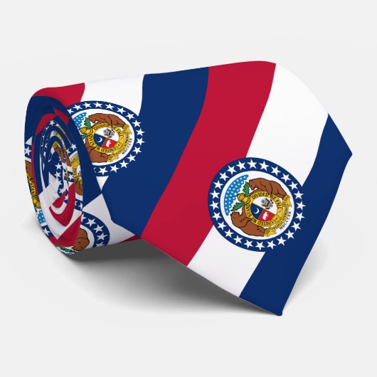 ミズーリの州の旗 ネクタイ (ロール)