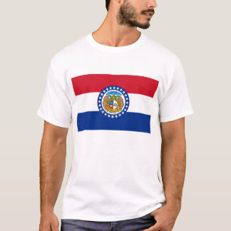 ミズーリの州の旗 Tシャツ