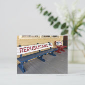 ミズーリの政党別ベンチ ポストカード (スタンド正面)