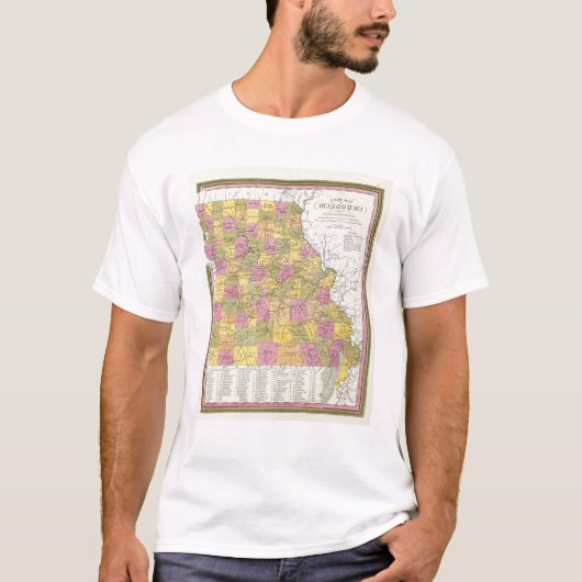 ミズーリの新しい地図 Tシャツ (正面)