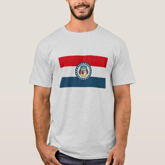 ミズーリの旗のTシャツ Tシャツ (正面)