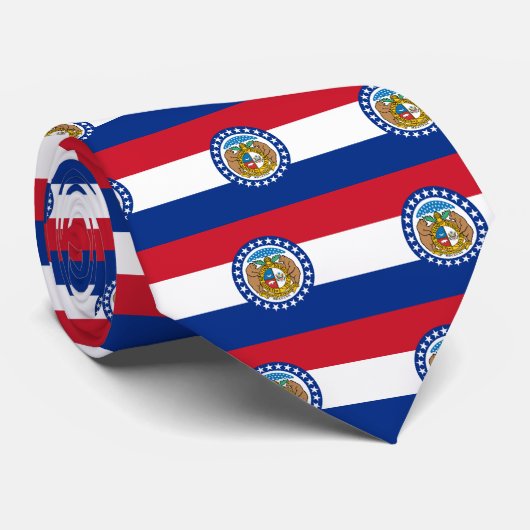 ミズーリの旗 ネクタイ (ロール)