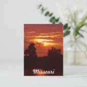 ミズーリの日没 ポストカード (スタンド正面)