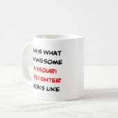 ミズーリの消防素晴らし士 コーヒーマグカップ (正面左)