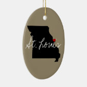 ミズーリの町 セラミックオーナメント (右)