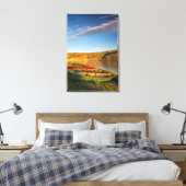 ミズーリの白い崖に沿ってカヌー キャンバスプリント (インサイチュ (寝室))