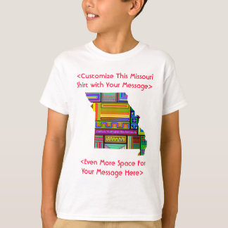 ミズーリはこのカラフルな選挙のワイシャツをカスタマイズ Tシャツ