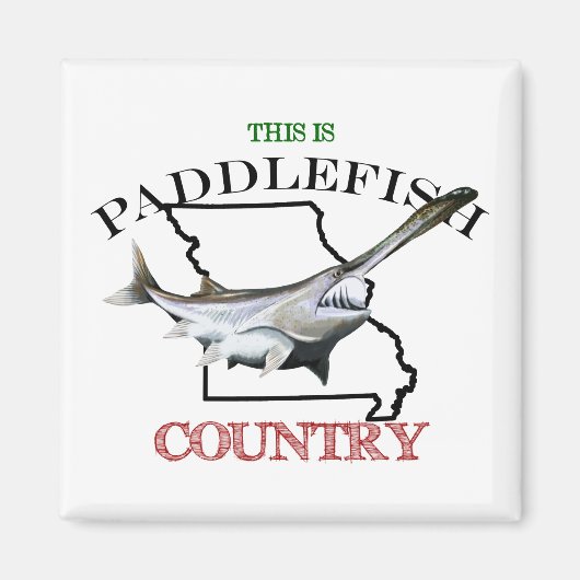 ミズーリはカモメの国 マグネット (正面)