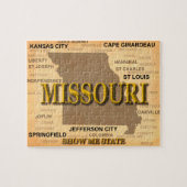 ミズーリアンティークの地図 ジグソーパズル (横)