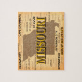 ミズーリアンティークの地図 ジグソーパズル (縦)