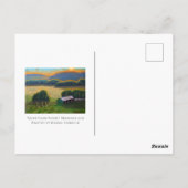 ミズーリカラフルオザークマウンテン誕生日 ポストカード (裏面)