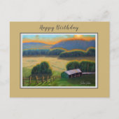 ミズーリカラフルオザークマウンテン誕生日 ポストカード (正面)