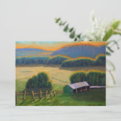 ミズーリカラフルオザークマウンテン誕生日 招待状 (スタンド正面)