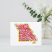 ミズーリグランジ色 ポストカード (スタンド正面)