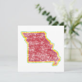 ミズーリグランジ色 招待状 (スタンド正面)