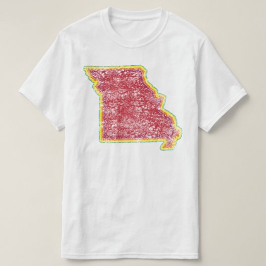 ミズーリグランジ色 Tシャツ (デザイン正面)