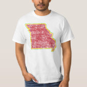 ミズーリグランジ色 Tシャツ (正面)