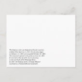 ミズーリゲートウェイアーチメリークリスマスホリデー ポストカード (裏面)