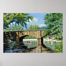 ミズーリトラウトの風光明媚なビュー魚釣り