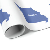 ミズーリホーム州ブルー ラッピングペーパー (ロールコーナー)