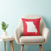 ミズーリホーム州レッドクローバー装飾用クッション クッション (椅子)