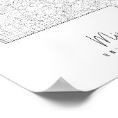 ミズーリミニマル通りの地図 ポスター (角)