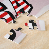 ミズーリ写真と米国文字 ジグソーパズル (側面)