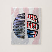 ミズーリ写真と米国文字 ジグソーパズル (縦)