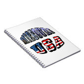 ミズーリ写真と米国文字 ノートブック (右側)