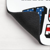 ミズーリ写真と米国文字 マウスパッド (コーナー)