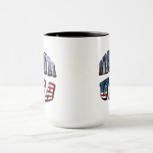 ミズーリ写真と米国文字 マグカップ (中央)