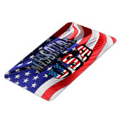 ミズーリ写真と米国文字 マグネット (左側)