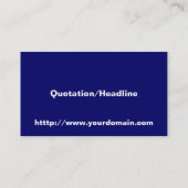 ミズーリ写真&アメリカ文字 名刺 (裏面)