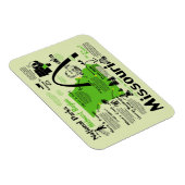 ミズーリ国立公園の地図 マグネット (右側)