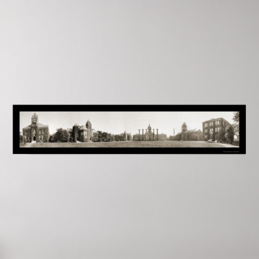 ミズーリ大学の写真1910 ポスター (正面)