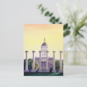 ミズーリ大学の水彩画「ジェッセホール」 ポストカード (スタンド正面)