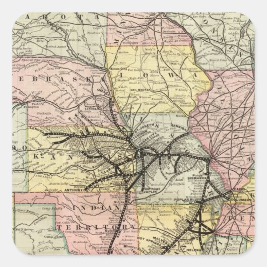 ミズーリ太平洋の鉄道 スクエアシール (正面)