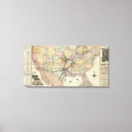 ミズーリ太平洋鉄道 キャンバスプリント (正面)